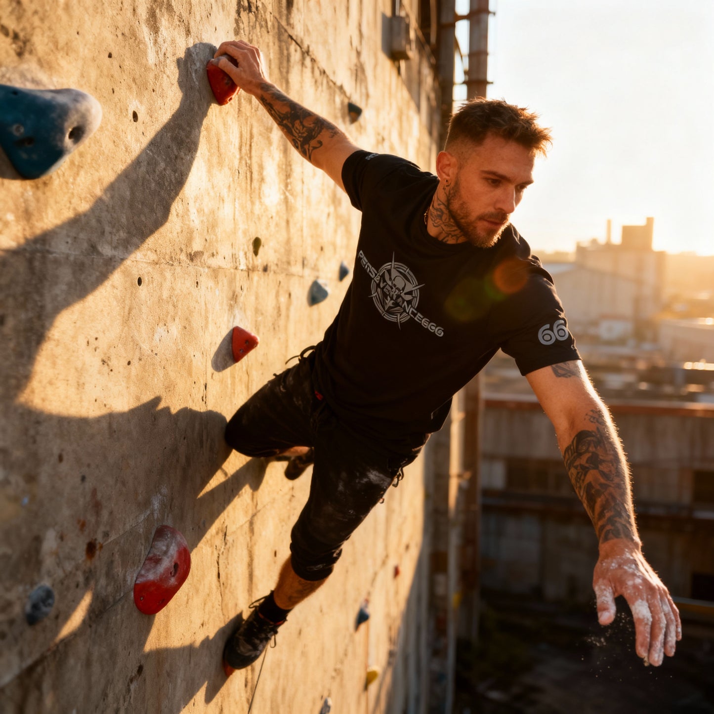 Man Tee Shirt - Grey Metal Powered