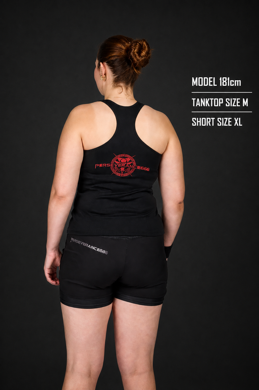 Short pour femme avec culotte intégrée