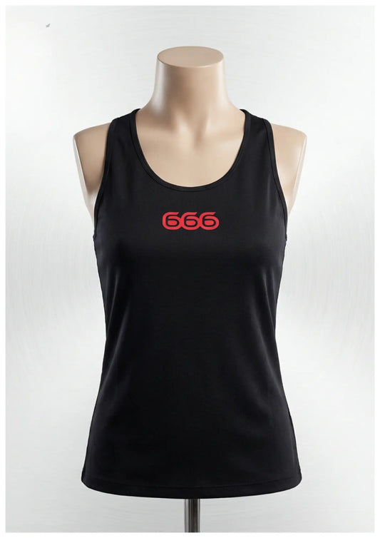 Woman Tanktop - 666 Devils Red PERSEVERANCE666 SPORTSWEAR