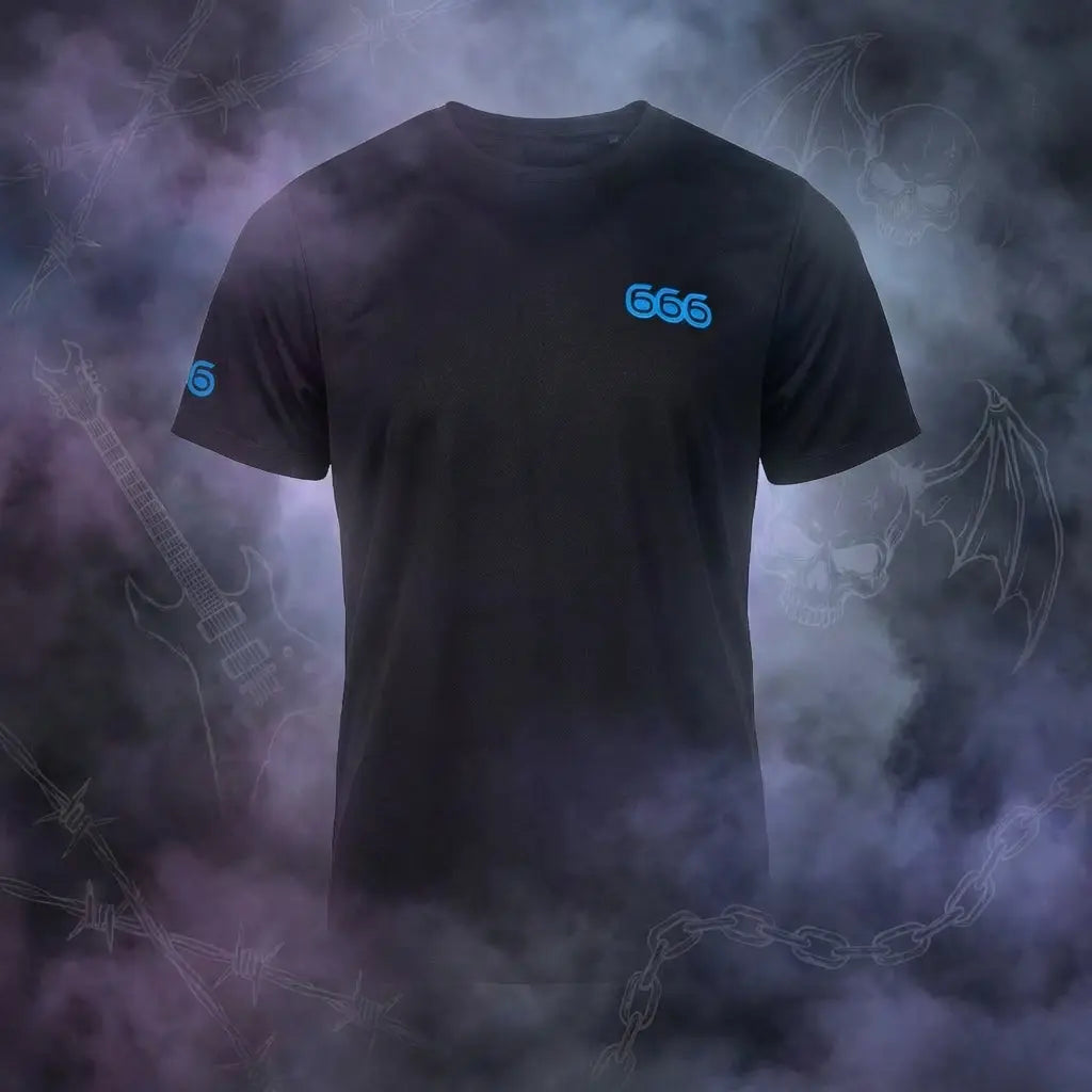 Man Tee Shirt - 666 Ice Blue PERSEVERANCE666 SPORTSWEAR