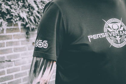 Men Tee Shirt - Gray Metal Powered