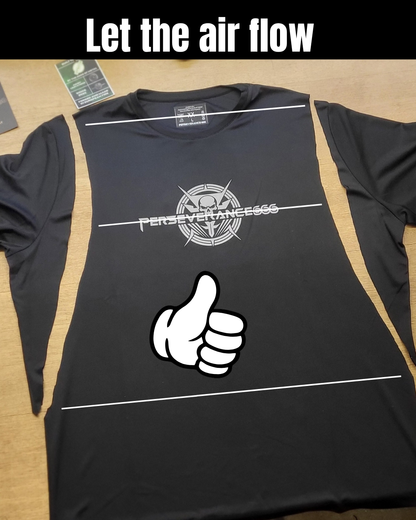 Men Tee Shirt - Grey Metal Powered