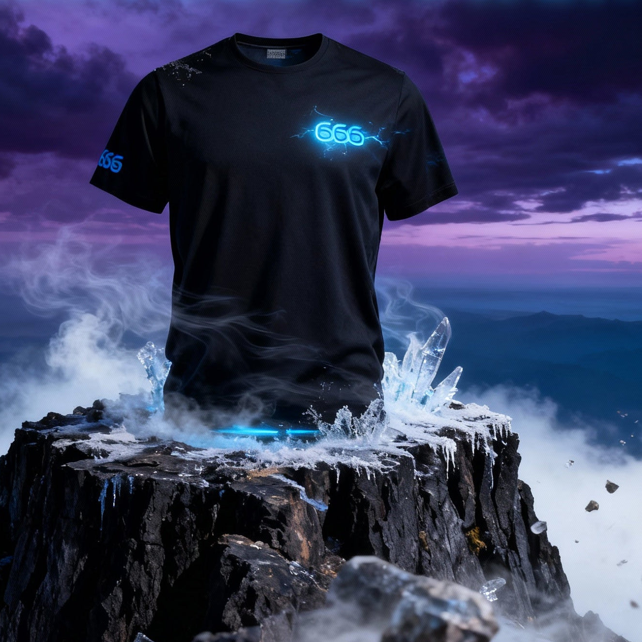 Man Tee Shirt - 666 Ice Blue