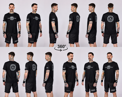 Men Black Shirt - Metal Powered