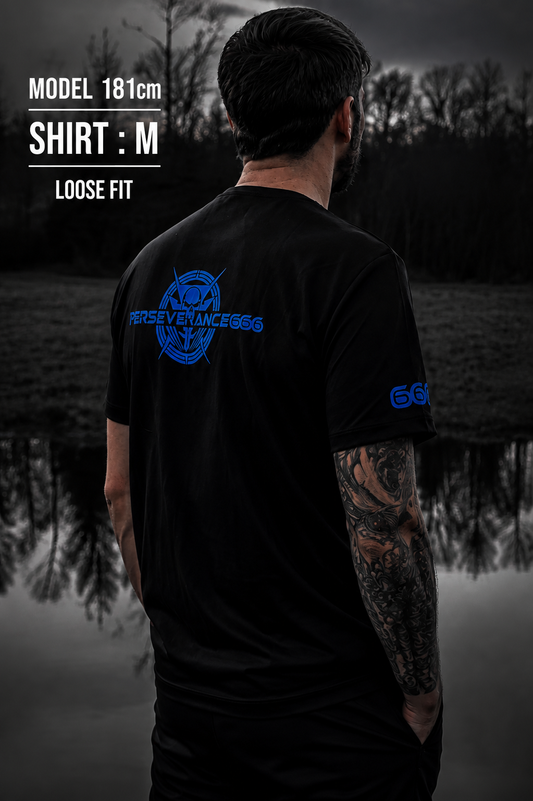 Men Viking Blue 666 Sport Shirt
