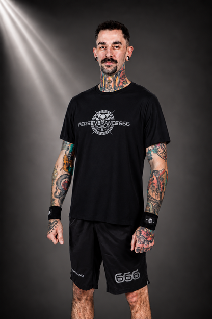 Men's Black Shirt - Metal Powered
