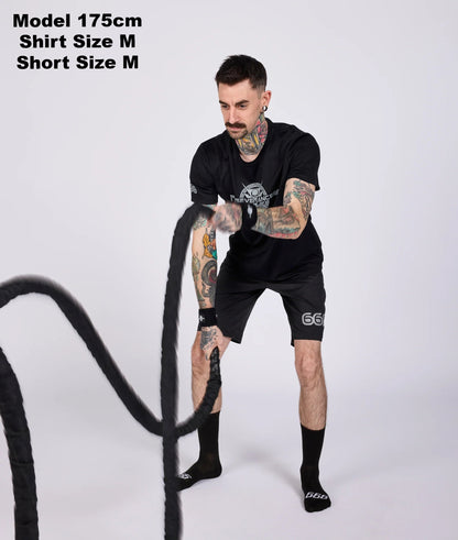 Man Tee Shirt - Grey Metal Powered